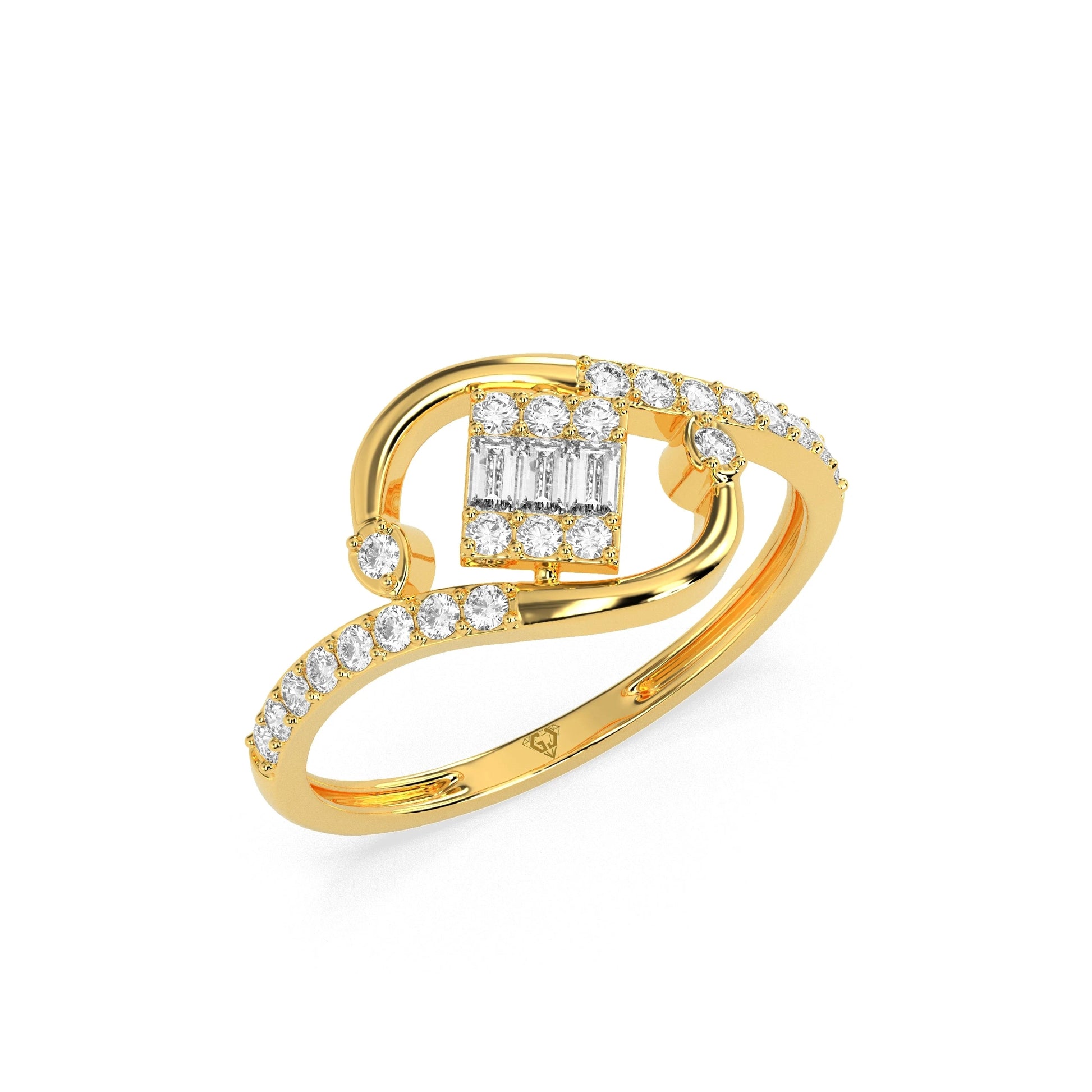 Infinity Charm Diamond Ring