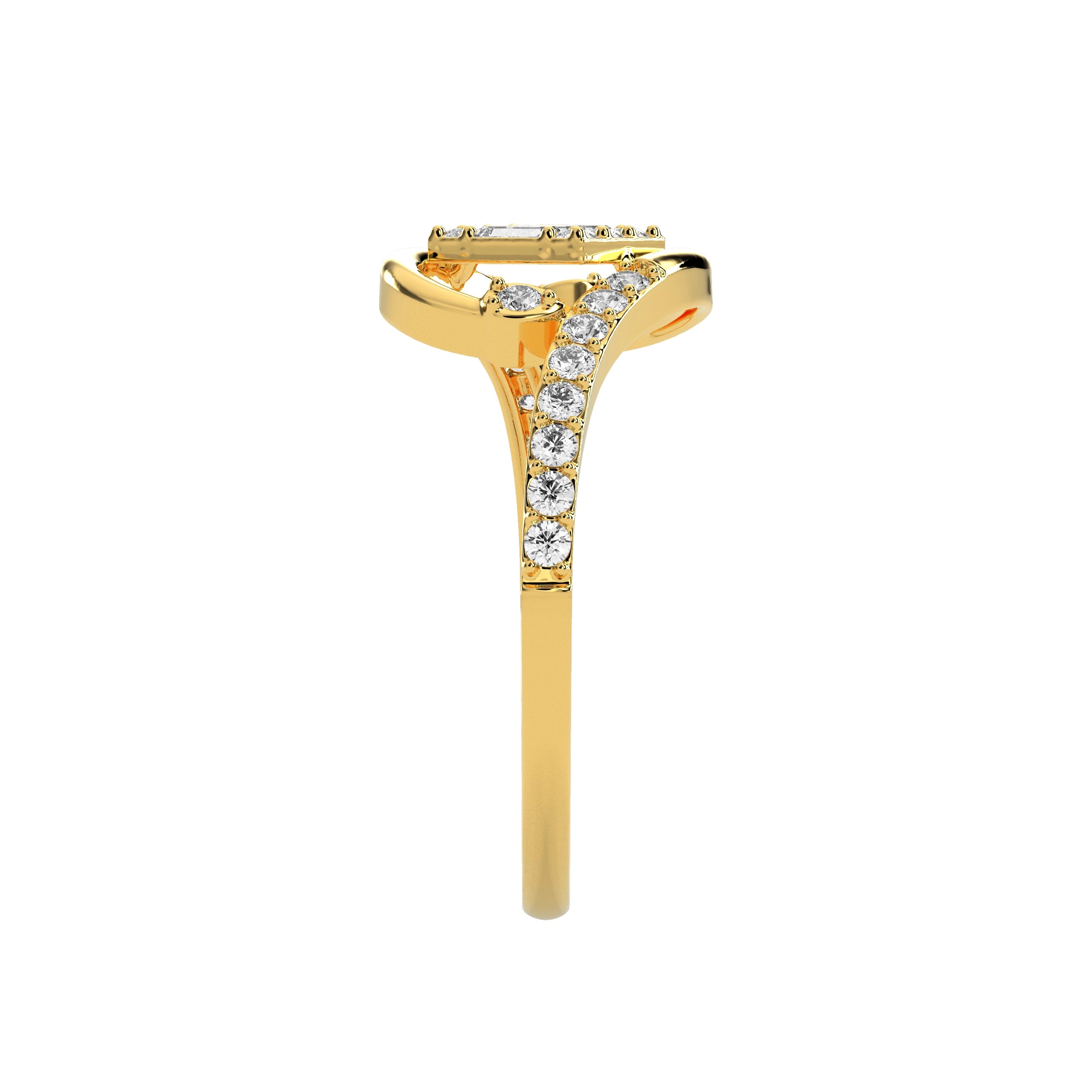 Infinity Charm Diamond Ring - Godahari Dev Jewells