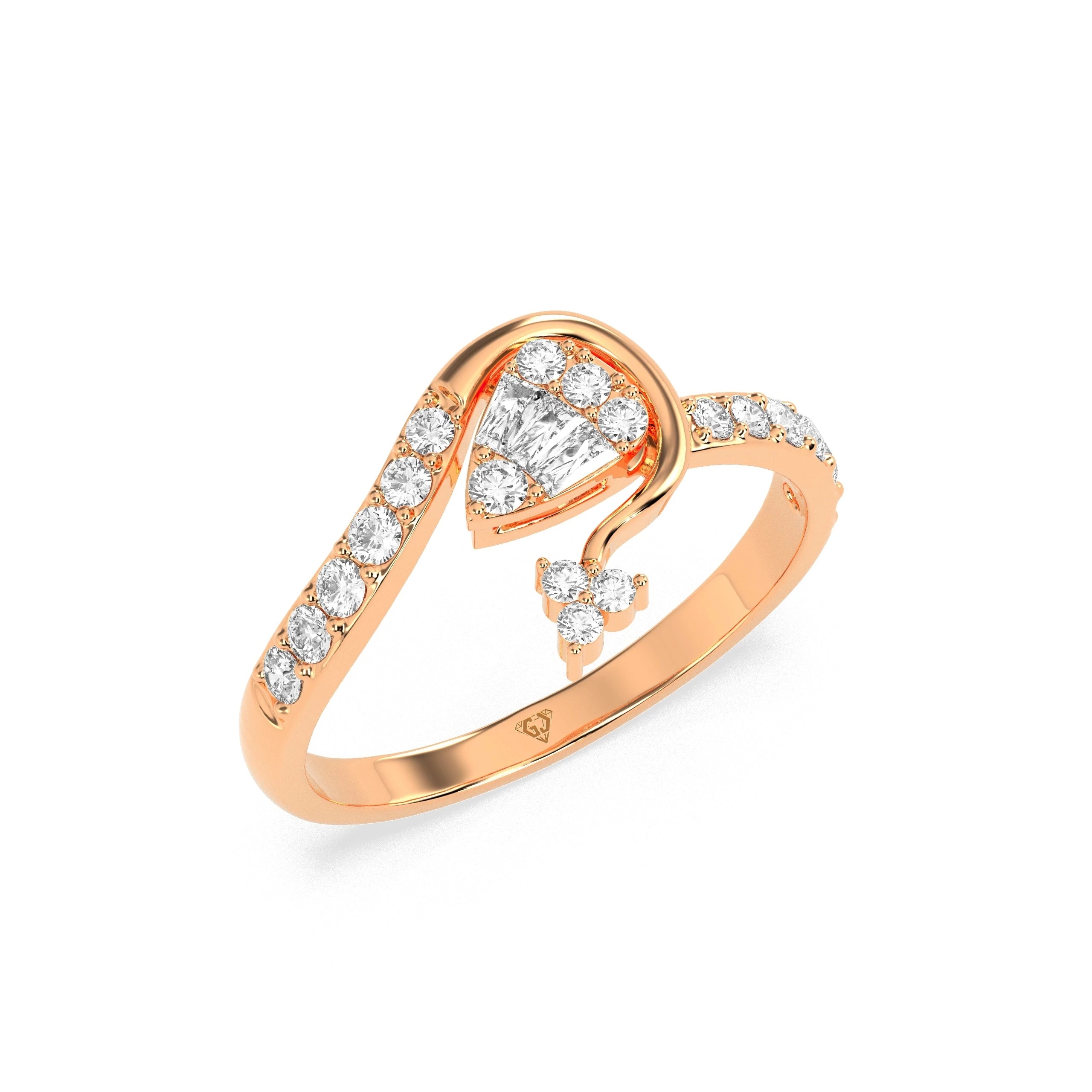 Cascading Dream Diamond Ring