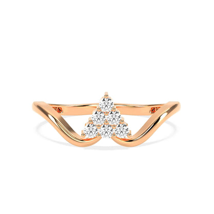 0.15-ct-cluster-diamond-ring - GodahariDev Jewells