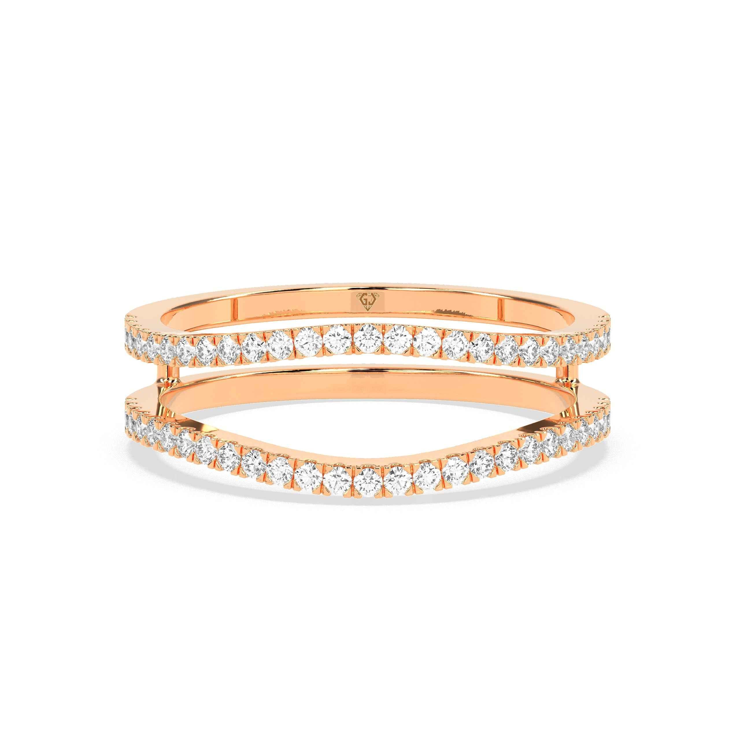 0.27 CT Band Round Diamond Ring - GodahariDev Jewells