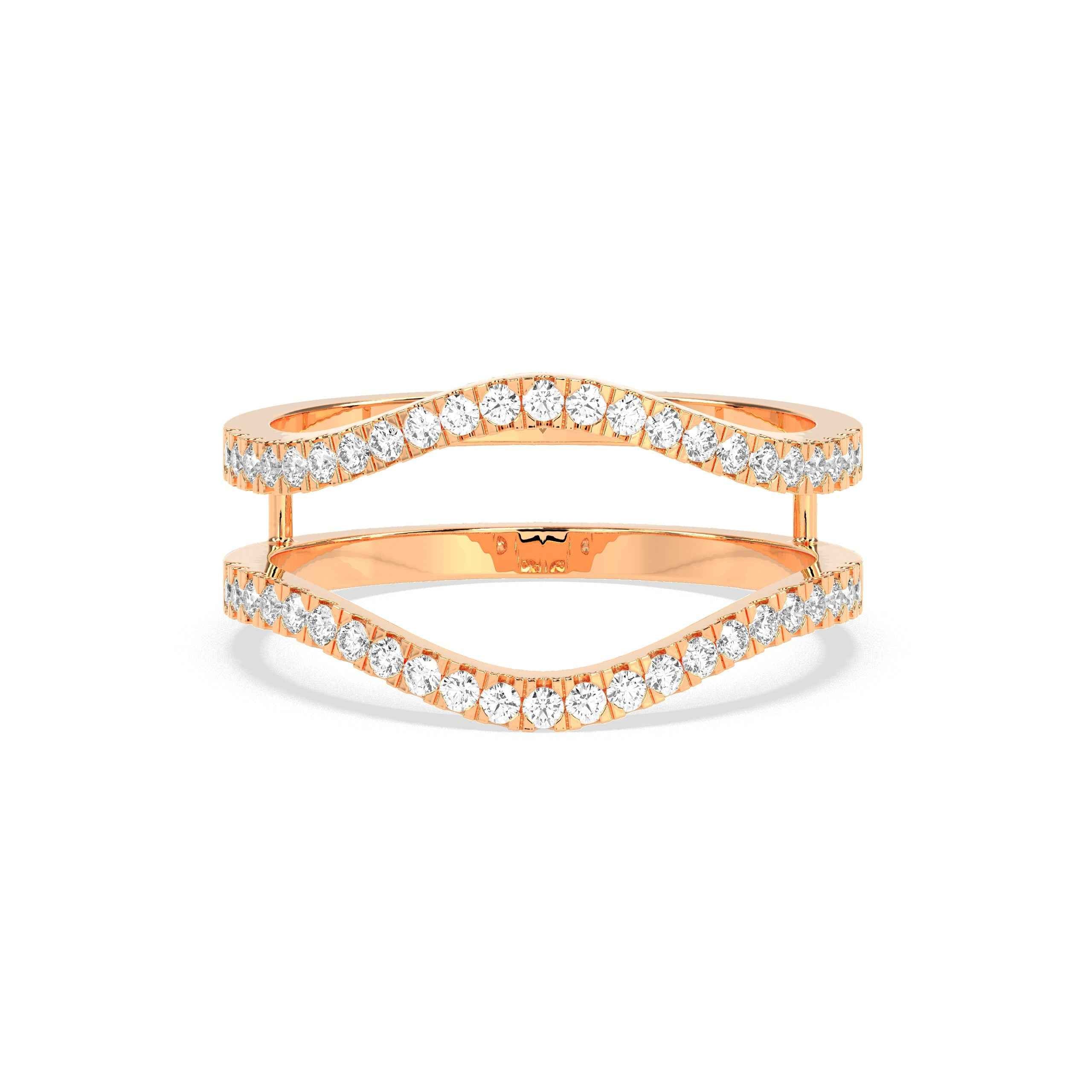 0.3 CT Band Round Diamond Ring - GodahariDev Jewells