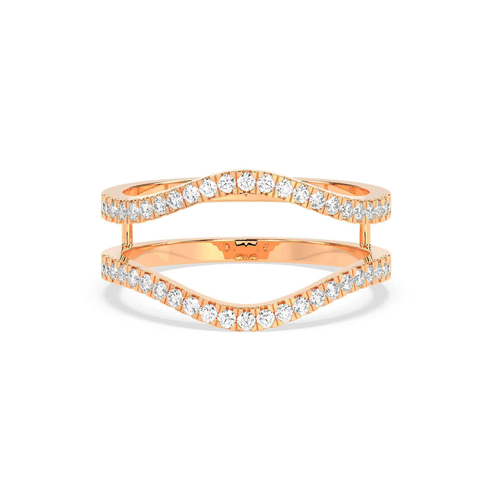 0.3 CT Band Round Diamond Ring - GodahariDev Jewells