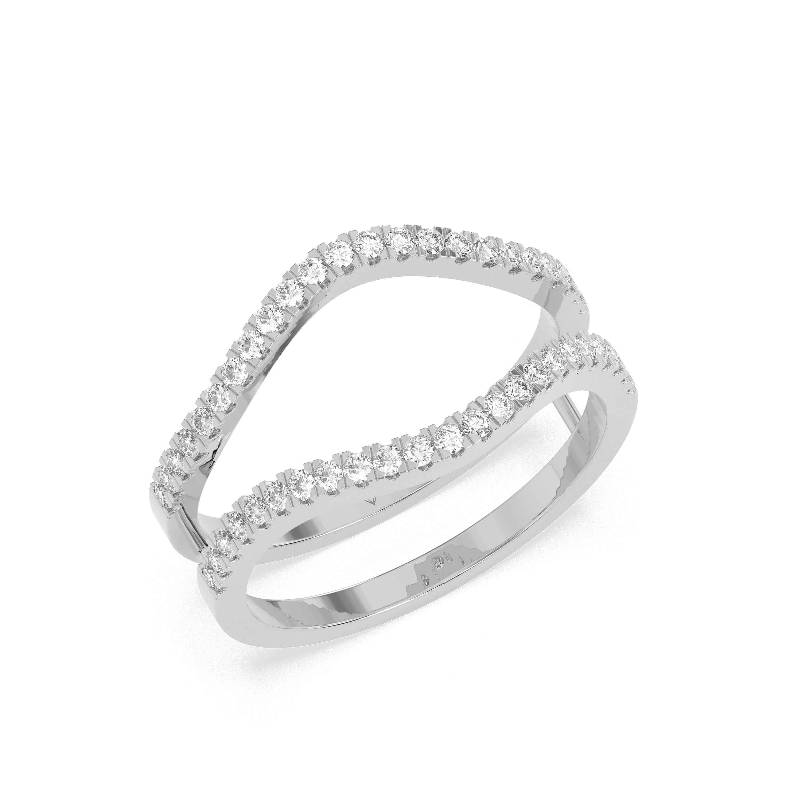 0.3 CT Band Round Diamond Ring - GodahariDev Jewells