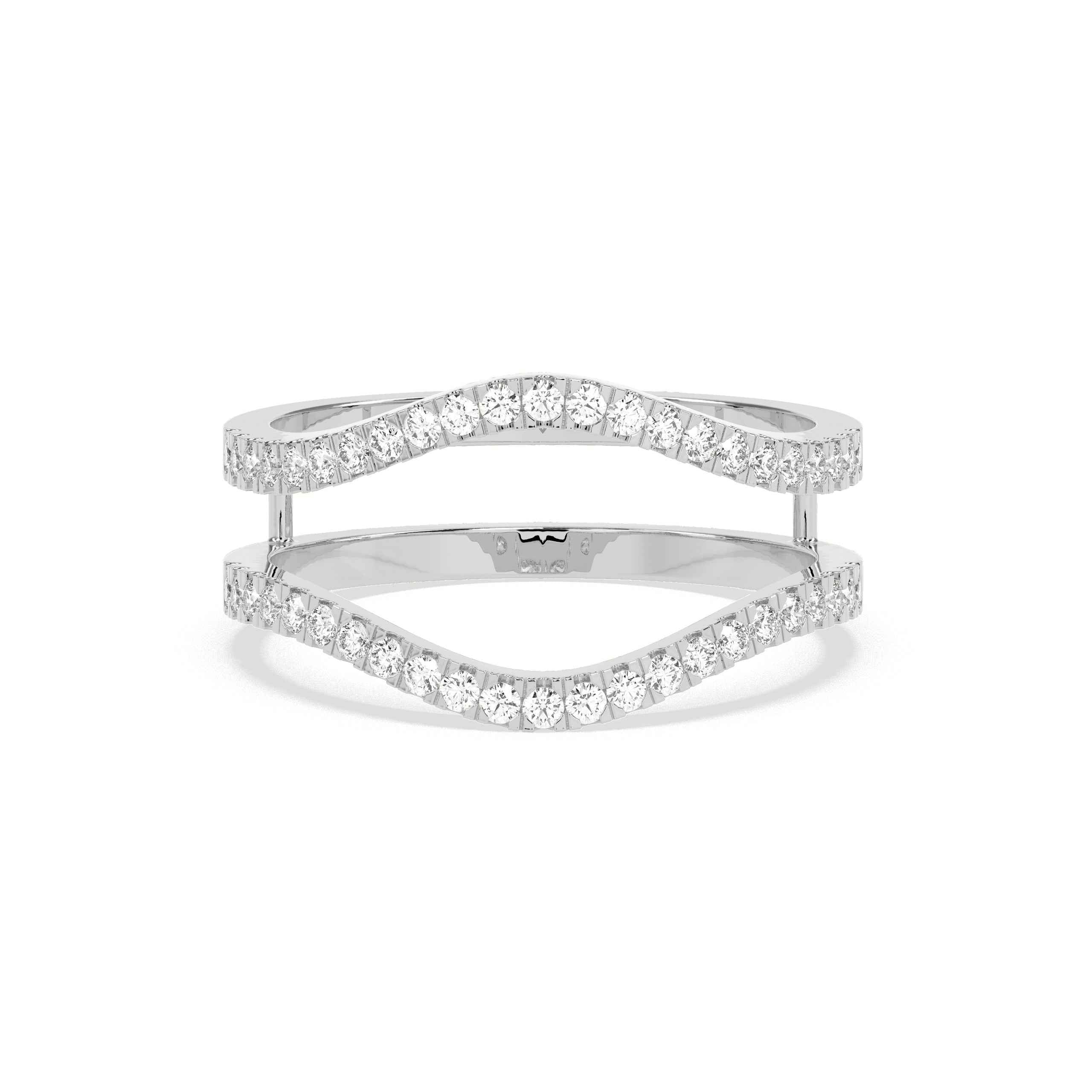 0.3 CT Band Round Diamond Ring - GodahariDev Jewells