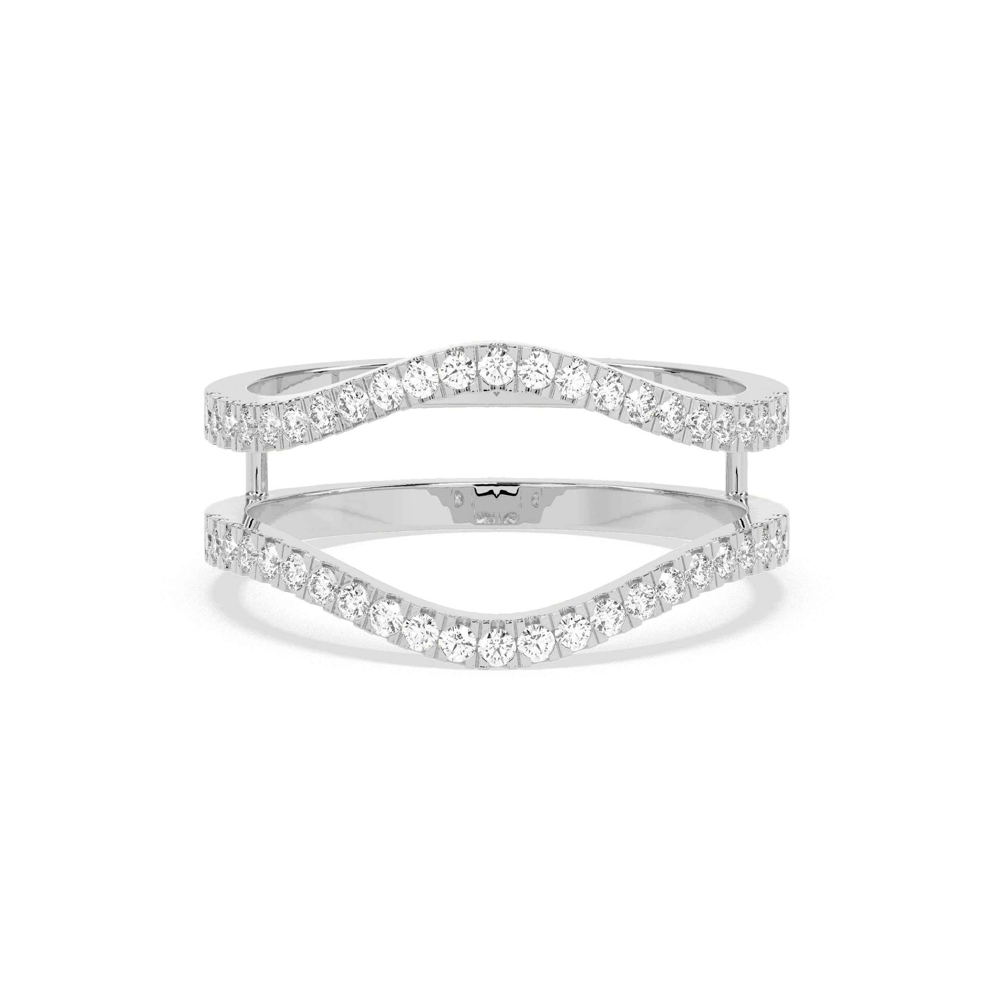 0.3 CT Band Round Diamond Ring - GodahariDev Jewells