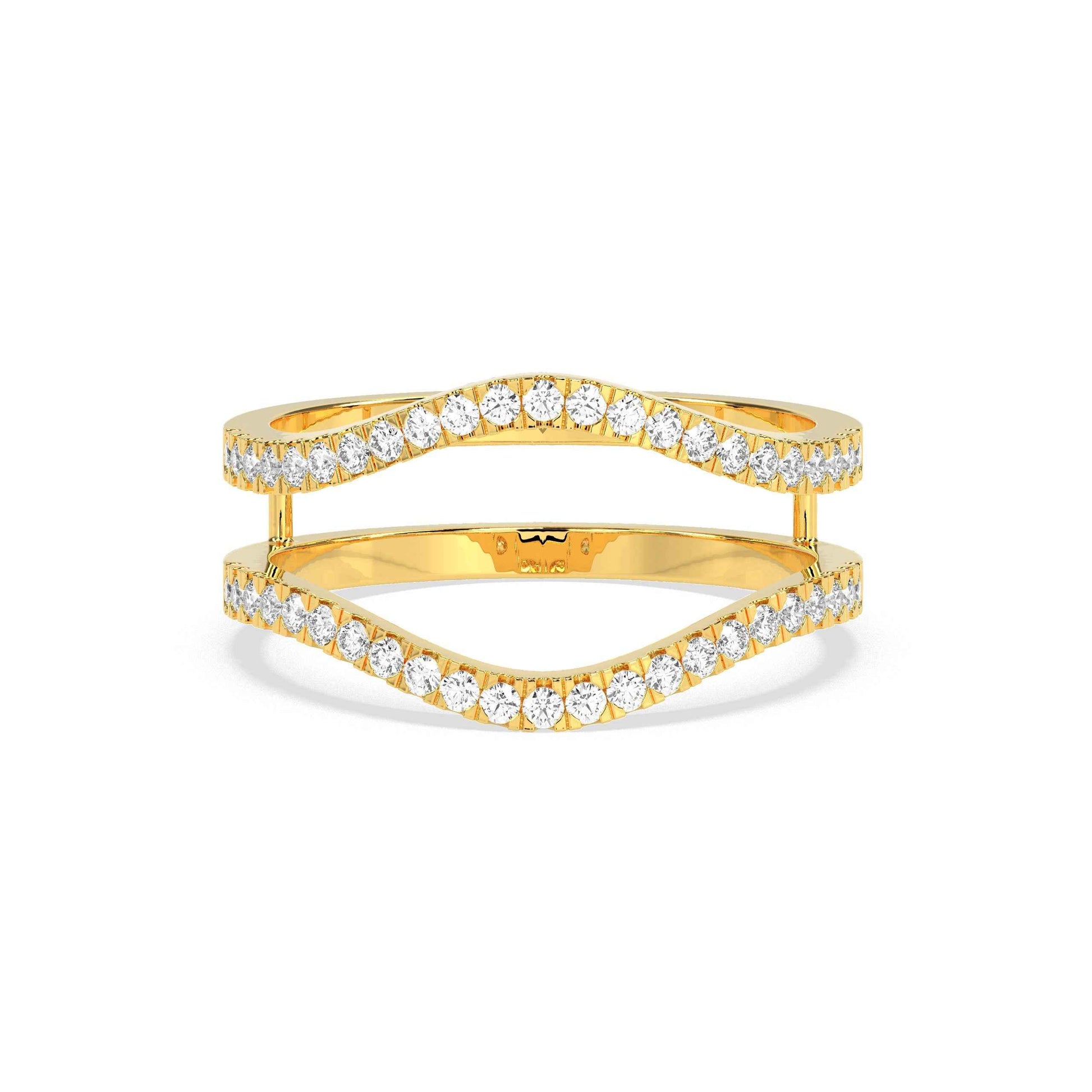 0.3 CT Band Round Diamond Ring - GodahariDev Jewells