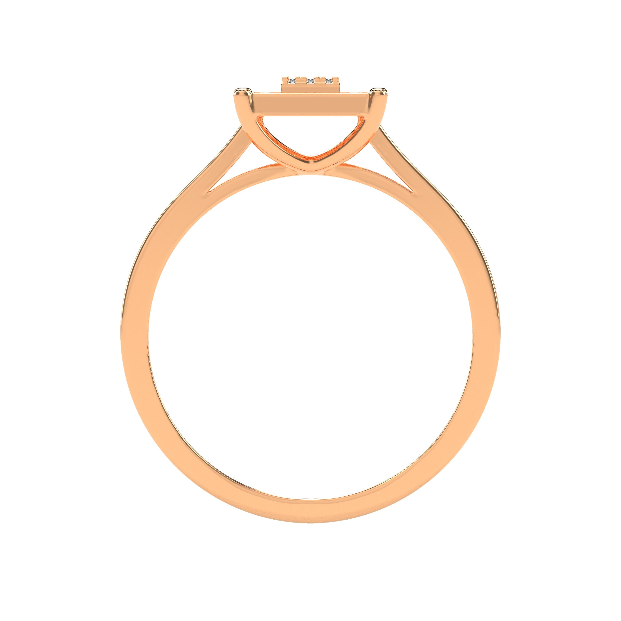 0.18 CT Cluster Round Diamond Ring - Godahari Dev Jewells