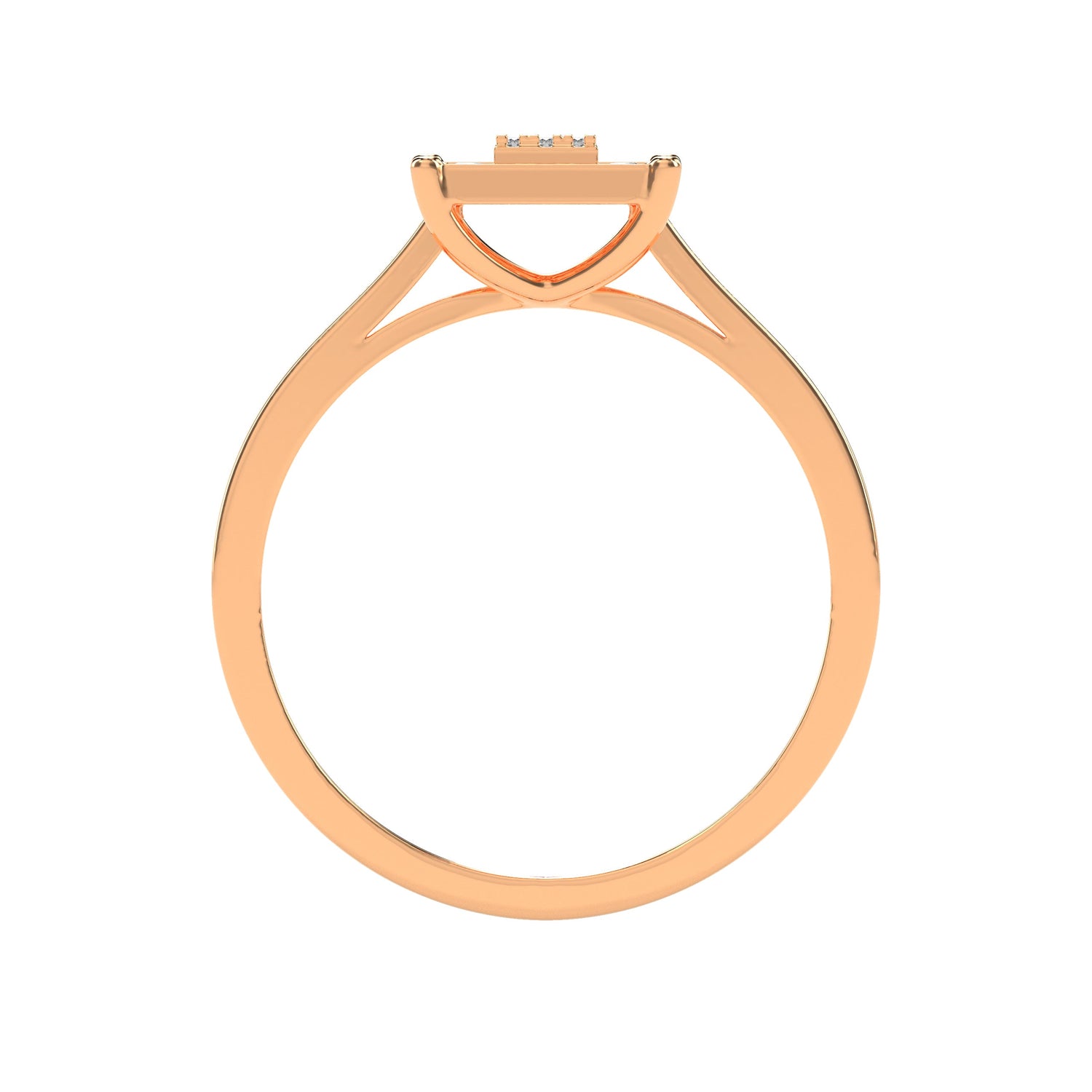 0.18 CT Cluster Round Diamond Ring - Godahari Dev Jewells