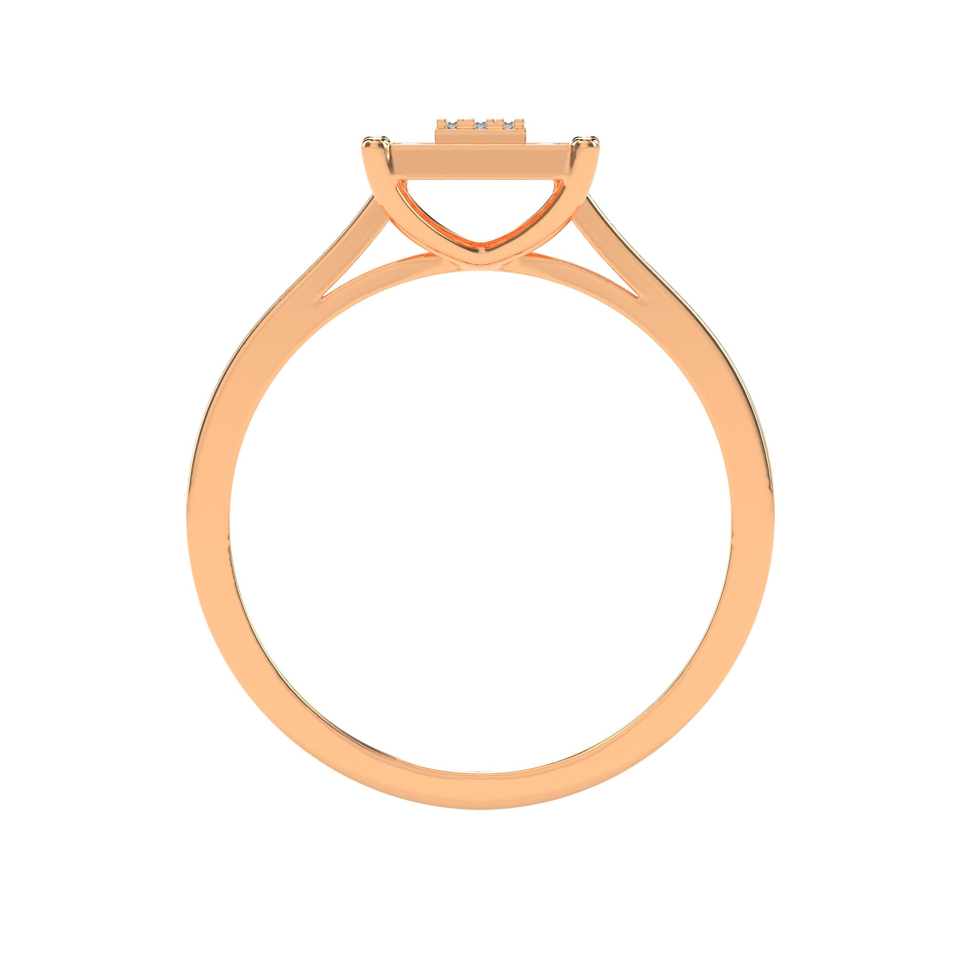 0.18 CT Cluster Round Diamond Ring - Godahari Dev Jewells