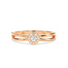 14K / rose-gold / GH colour SI-1 clarity VG cut