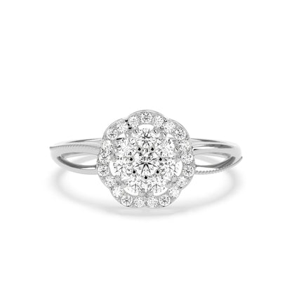 Harmonious Shimmer Diamond Ring
