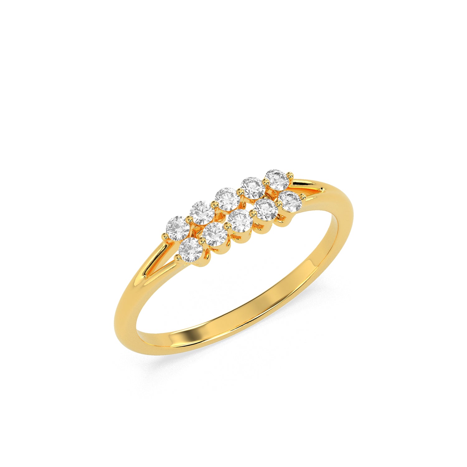 Marquise Style Diamond Cluster Ring in 14K & 18K Gold | White, Yellow & Rose Gold Diamond Ring